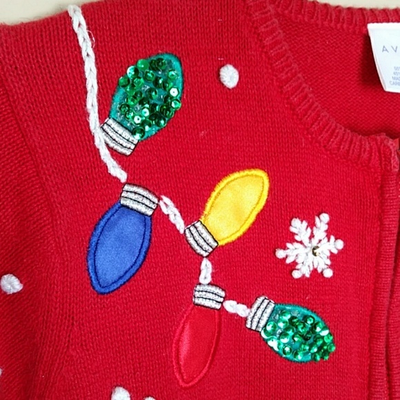 Christmas Sweater Avon Vintage Sweater - Picture 3 of 7